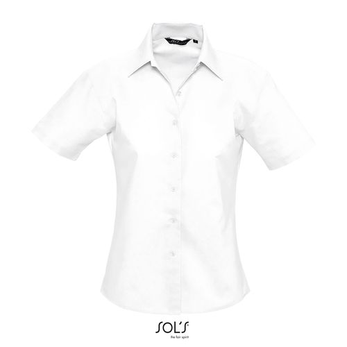 CHEMISE FEMME OXFORD MANCHES COURTES SOL'S ELITE thumbnail 6