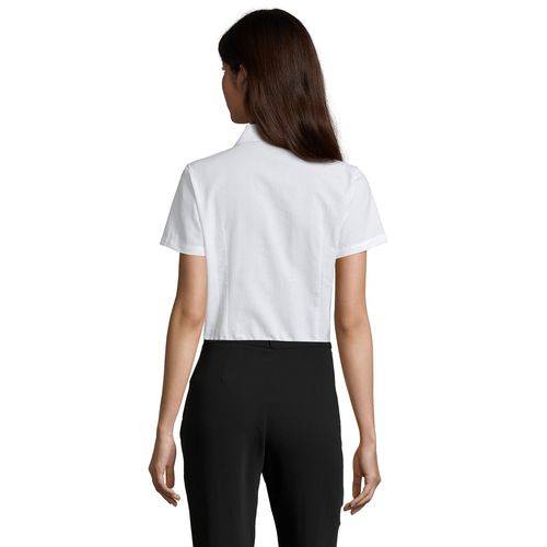CHEMISE FEMME OXFORD MANCHES COURTES SOL'S ELITE - 4