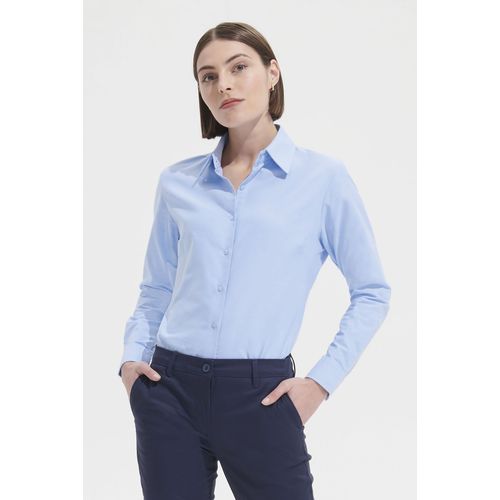 CHEMISE FEMME OXFORD MANCHES LONGUES SOL'S EMBASSY - 1