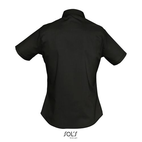 CHEMISE FEMME POPELINE MANCHES COURTES SOL'S ESCAPE