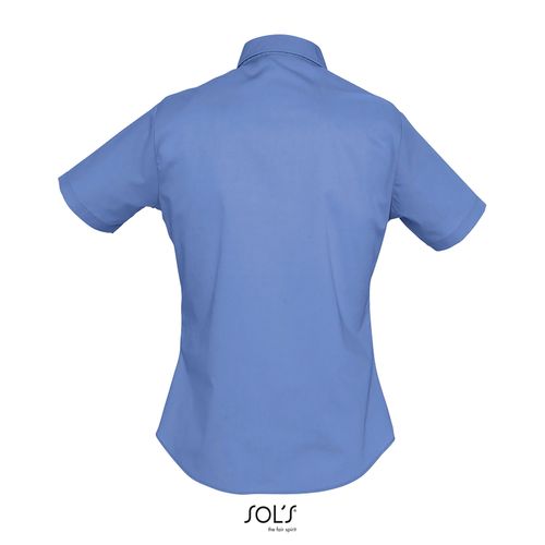 CHEMISE FEMME POPELINE MANCHES COURTES SOL'S ESCAPE