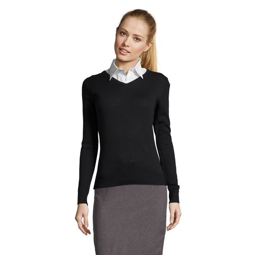 azul marino JERSEY CUELLO PICO PARA MUJER SOL'S GALAXY WOMEN