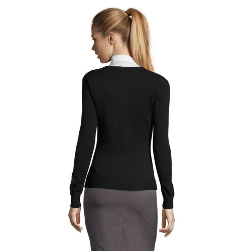 azul marino JERSEY CUELLO PICO PARA MUJER SOL'S GALAXY WOMEN