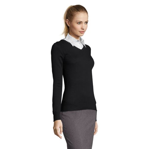 azul marino JERSEY CUELLO PICO PARA MUJER SOL'S GALAXY WOMEN
