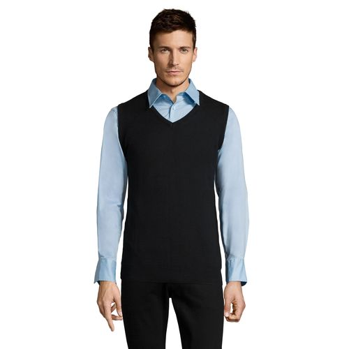 PULL SANS MANCHE COL V UNISEXE SOL'S GENTLEMEN - 3