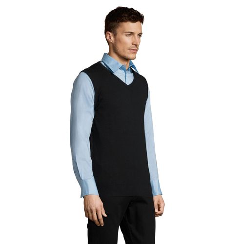 PULL SANS MANCHE COL V UNISEXE SOL'S GENTLEMEN