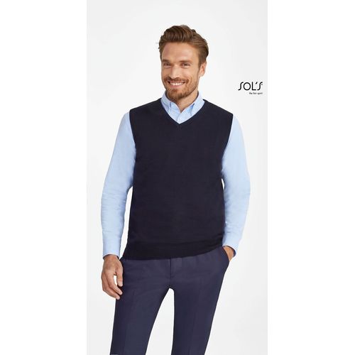 PULL SANS MANCHE COL V UNISEXE SOL'S GENTLEMEN - 2