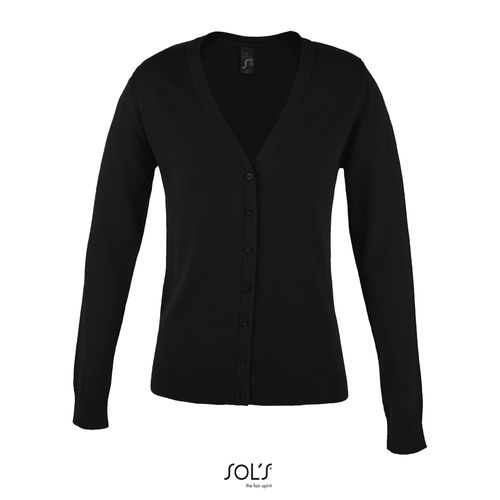GILET FEMME BOUTONNÉ COL V SOL'S GOLDEN WOMEN