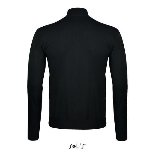 black CHAQUETA DE PUNTO CON CREMALLERA PARA HOMBRE SOL'S GORDON MEN