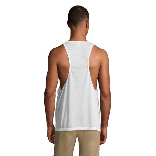 white CAMISETA UNISEX SIN MANGAS SOL'S JAMAÏCA