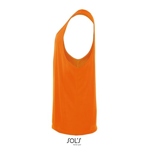 naranja neón CAMISETA UNISEX SIN MANGAS SOL'S JAMAÏCA