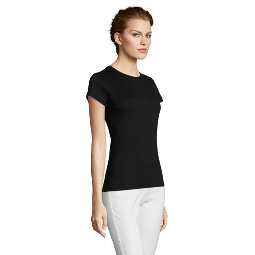 negro produndo CAMISETA MUJER SOL'S MISS
