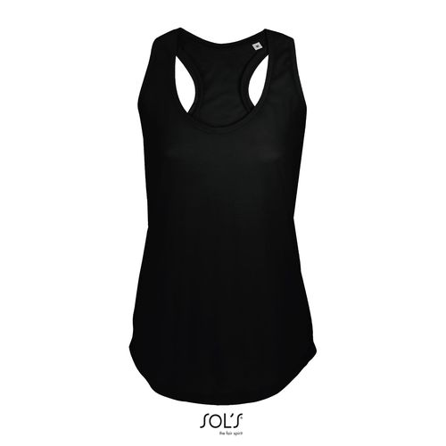 negro produndo CAMISETA MUJER SIN MANGAS SOL'S MOKA