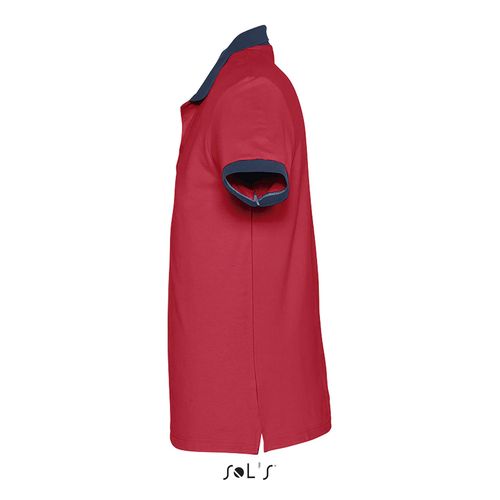 rojo/marina francesa POLO UNISEX SOL'S PRINCE