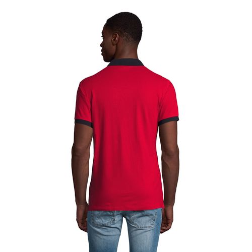 rojo/marina francesa POLO UNISEX SOL'S PRINCE