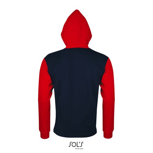 VESTE ZIPPÉE À CAPUCHE UNISEXE AVEC CORDON CONTRASTÉ BLANC SOL'S SILVER - 7