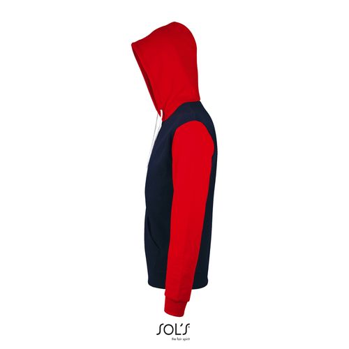 VESTE ZIPPÉE À CAPUCHE UNISEXE AVEC CORDON CONTRASTÉ BLANC SOL'S SILVER - 8