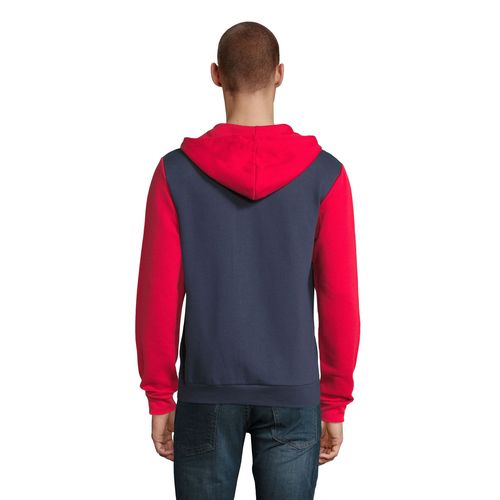 VESTE ZIPPÉE À CAPUCHE UNISEXE AVEC CORDON CONTRASTÉ BLANC SOL'S SILVER - 4