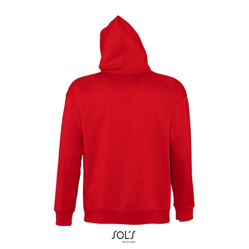 red SUDADERA UNISEX CON CAPUCHA SOL'S SLAM