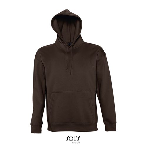 chocolate SUDADERA UNISEX CON CAPUCHA SOL'S SLAM