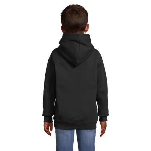 black SUDADERA NIÑO CON CAPUCHA SOL'S SLAM KIDS