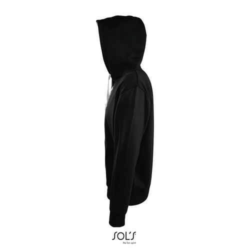 VESTE ZIPPÉE HOMME BICOLORE À CAPUCHE DOUBLÉE CONTRASTÉE SOL'S SOUL MEN