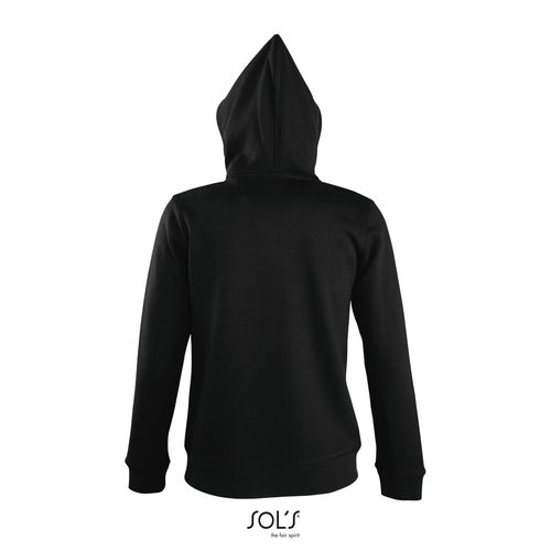 VESTE ZIPPÉE FEMME BICOLORE À CAPUCHE DOUBLÉE CONTRASTÉE SOL'S SOUL WOMEN