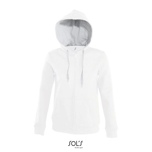 VESTE ZIPPÉE FEMME BICOLORE À CAPUCHE DOUBLÉE CONTRASTÉE SOL'S SOUL WOMEN - 5