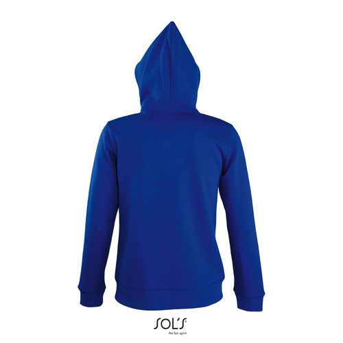azulón CHAQUETA DE MUJER CONTRASTADA CON CAPUCHA SOL'S SOUL WOMEN