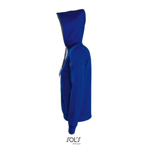 azulón CHAQUETA DE MUJER CONTRASTADA CON CAPUCHA SOL'S SOUL WOMEN