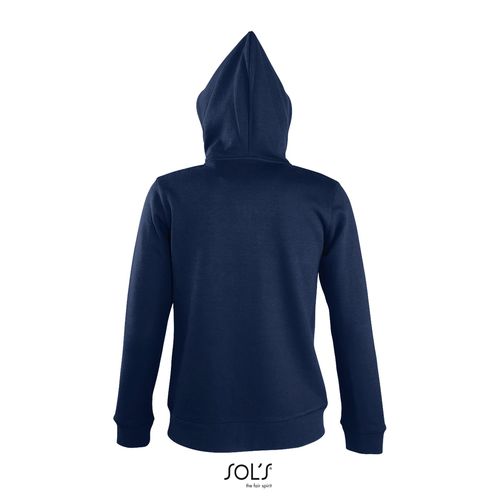 VESTE ZIPPÉE FEMME BICOLORE À CAPUCHE DOUBLÉE CONTRASTÉE SOL'S SOUL WOMEN