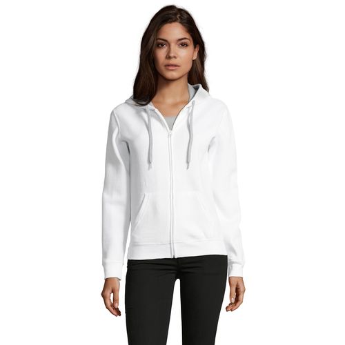 VESTE ZIPPÉE FEMME BICOLORE À CAPUCHE DOUBLÉE CONTRASTÉE SOL'S SOUL WOMEN - 3