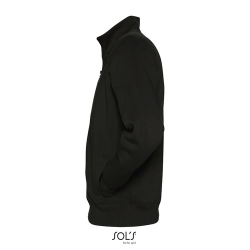 black CHAQUETA DE HOMBRE CON CREMALLERA SOL'S SUNDAE