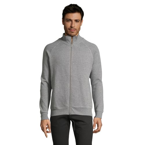 gris oscuro chiné CHAQUETA DE HOMBRE CON CREMALLERA SOL'S SUNDAE
