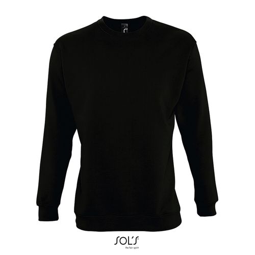 black SUDADERA UNISEX SOL'S SUPREME