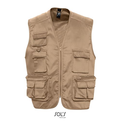 GILET REPORTER MULTIPOCHES SOL'S WILD
