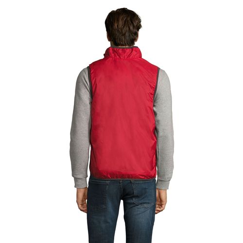 red CHALECO UNISEX REVERSIBLE Y CONTRASTADO SOL'S WINNER