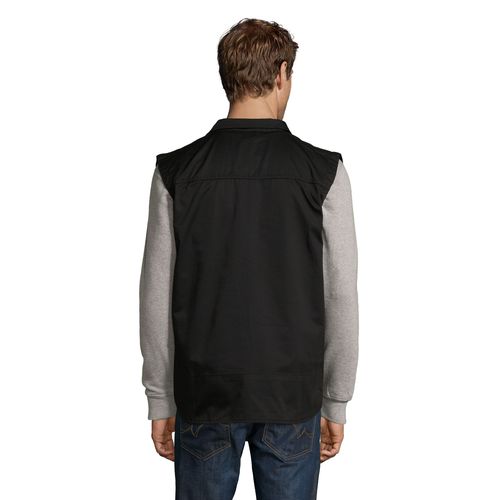 black CHALECO DE TRABAJO SOL'S ZENITH PRO