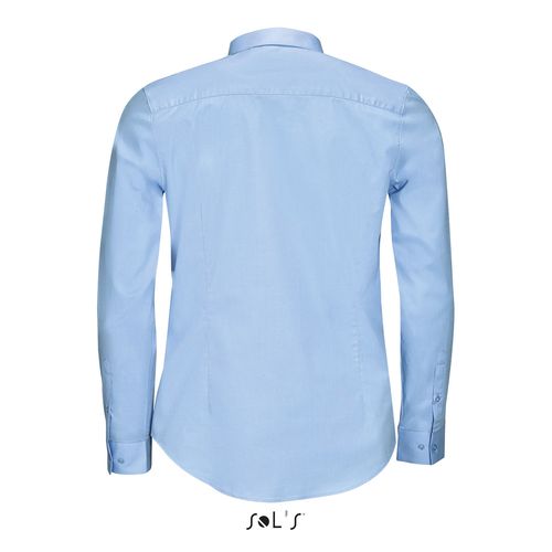 azul claro CAMISA STRETCH MANGA LARGA PARA HOMBRE SOL'S BLAKE MEN