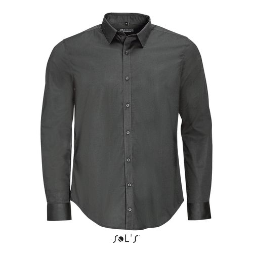titanio CAMISA STRETCH MANGA LARGA PARA HOMBRE SOL'S BLAKE MEN
