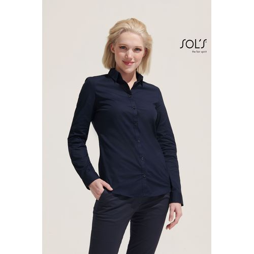 CHEMISE FEMME STRETCH MANCHES LONGUES SOL'S BLAKE WOMEN