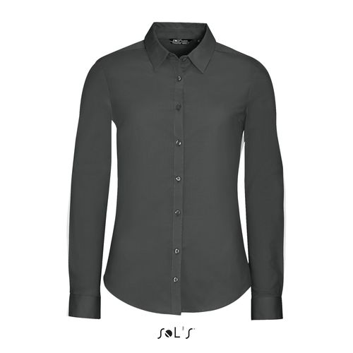 titanio CAMISA STRETCH MANGA LARGA PARA MUJER SOL'S BLAKE WOMEN