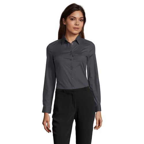 titanio CAMISA STRETCH MANGA LARGA PARA MUJER SOL'S BLAKE WOMEN