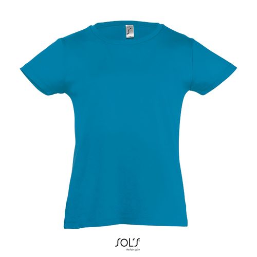 azul aqua CAMISETA NIÑA SOL'S CHERRY