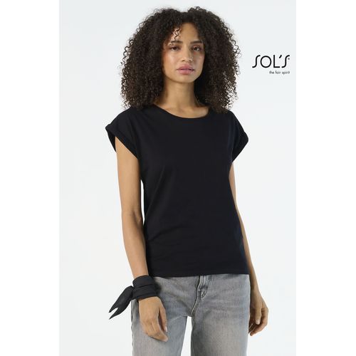 TEE-SHIRT FEMME COL ROND SOL'S MELBA - 2