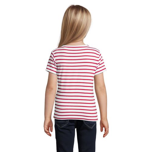 TEE-SHIRT ENFANT COL ROND RAYÉ SOL'S MILES KIDS