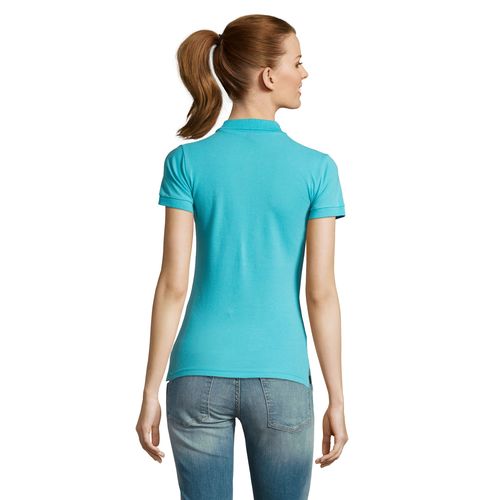 azul atolón POLO DE MANGA CORTA PARA MUJER SOL'S PASSION