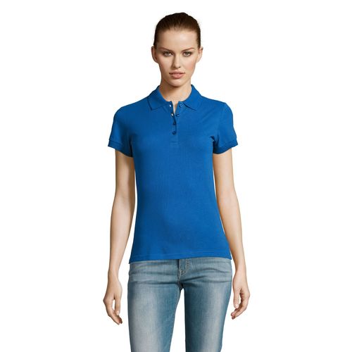 azulón POLO DE MANGA CORTA PARA MUJER SOL'S PASSION