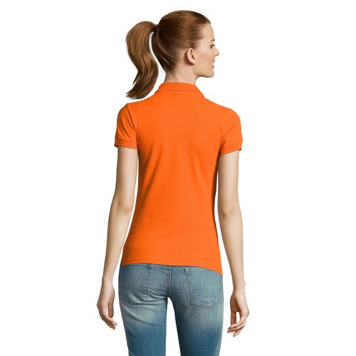orange POLO DE MANGA CORTA PARA MUJER SOL'S PASSION