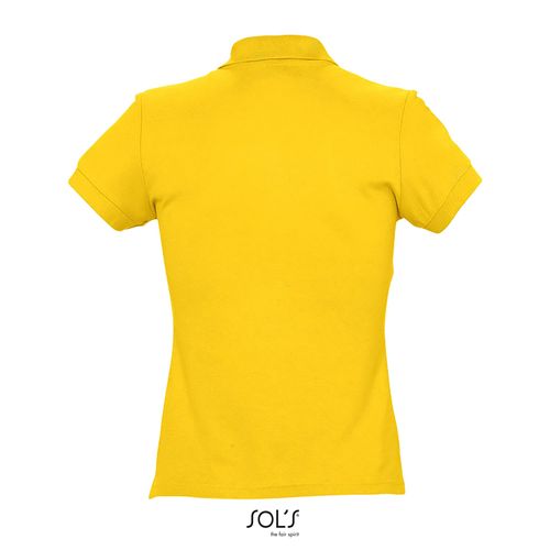 yellow POLO DE MANGA CORTA PARA MUJER SOL'S PASSION